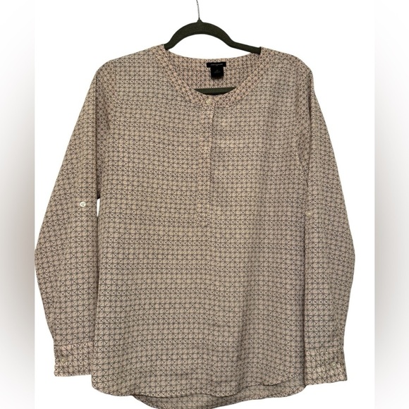 Ann Taylor Pop Over Blouse size M - Picture 1 of 7